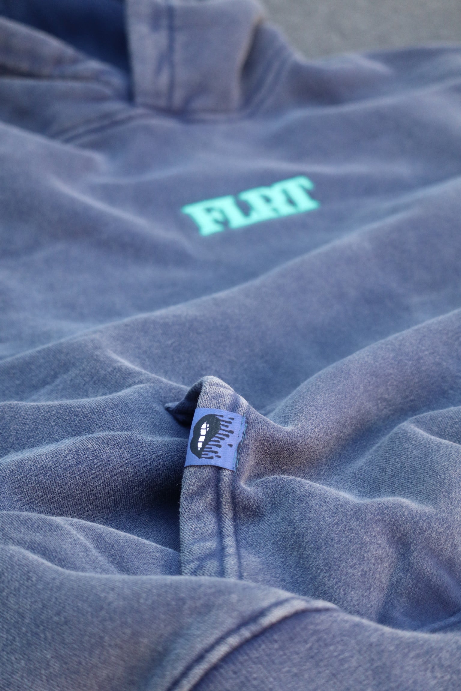 FLRT Oversized Hoodie - Acid Wash