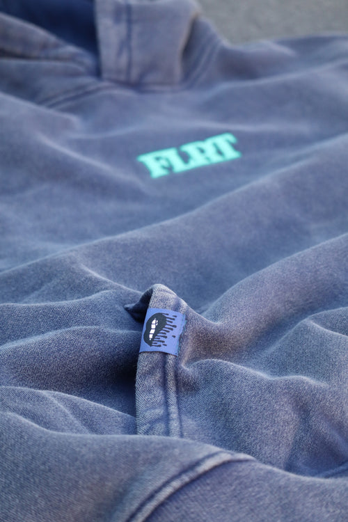 FLRT Oversized Hoodie - Acid Wash