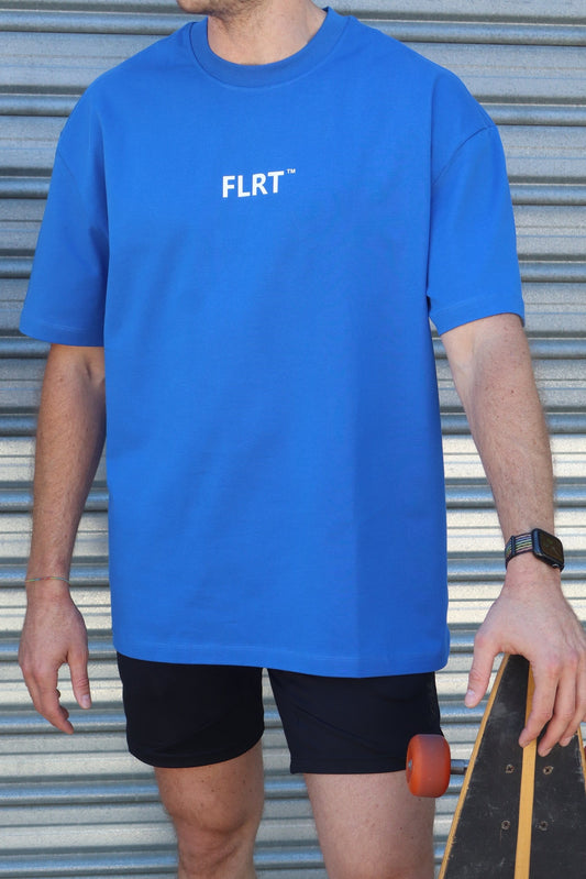 FLRT Original Oversized Heavyweight Tee - Blue