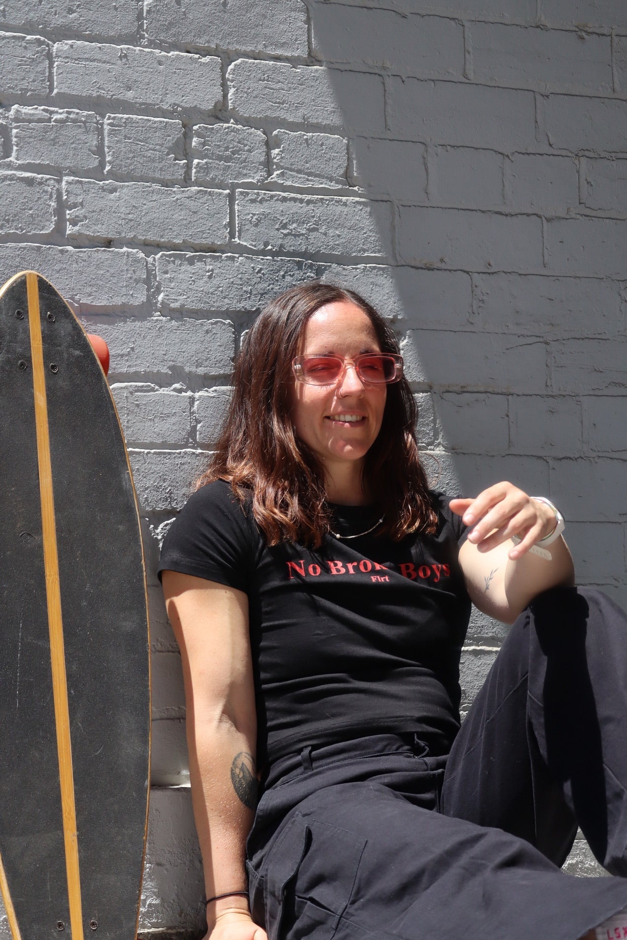 Women’s Baby Tee - “No Broke Boys”