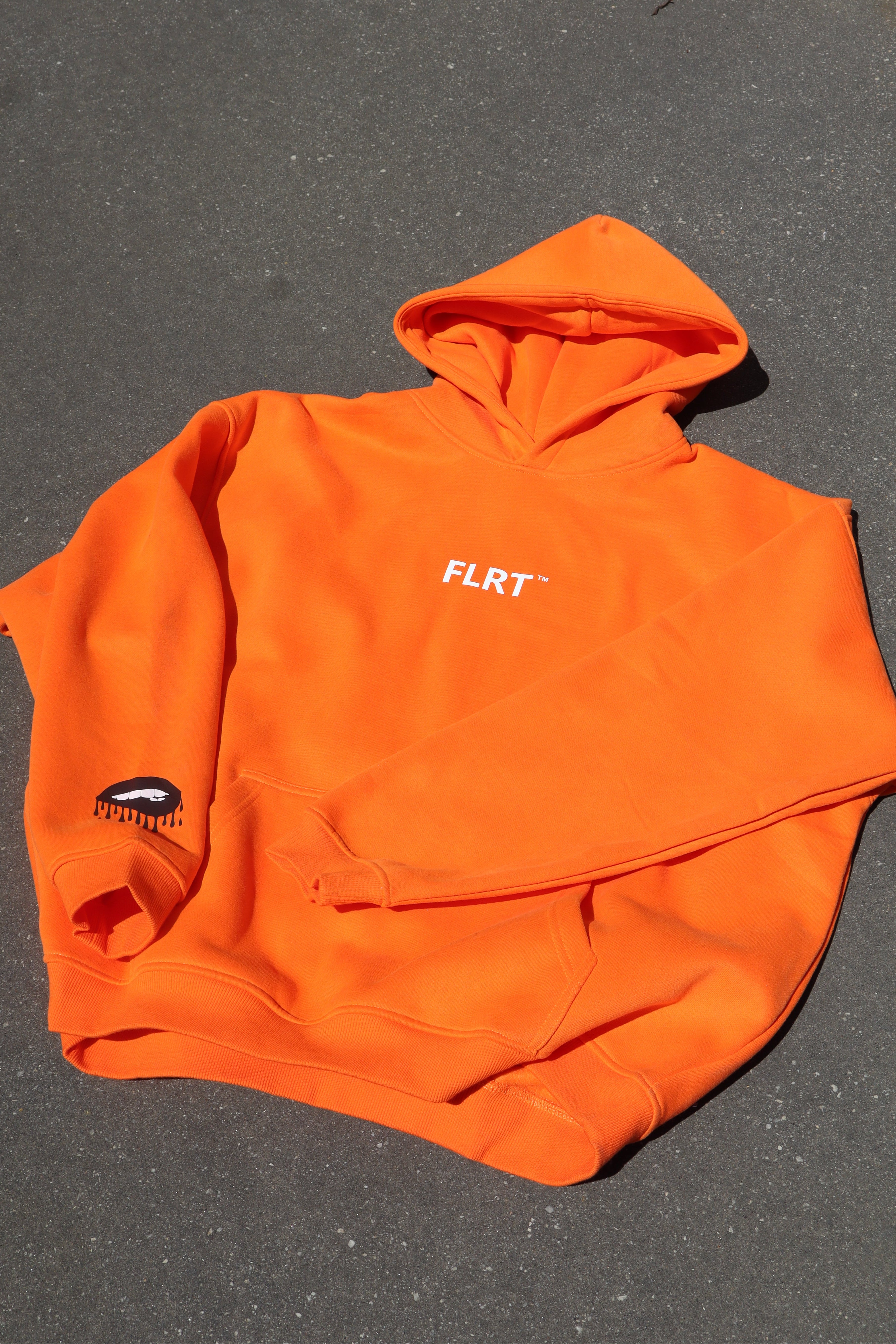 FLRT Original Oversized Hoodie - Bright Orange
