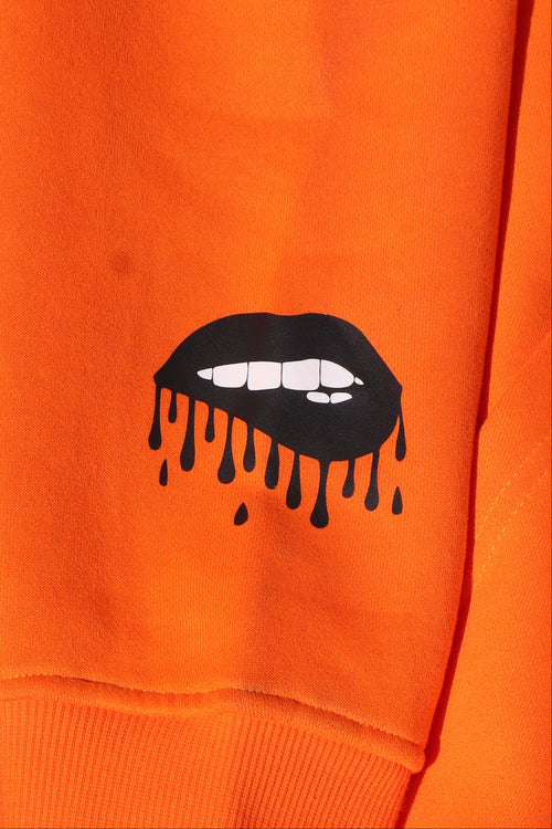 FLRT Original Oversized Hoodie - Bright Orange