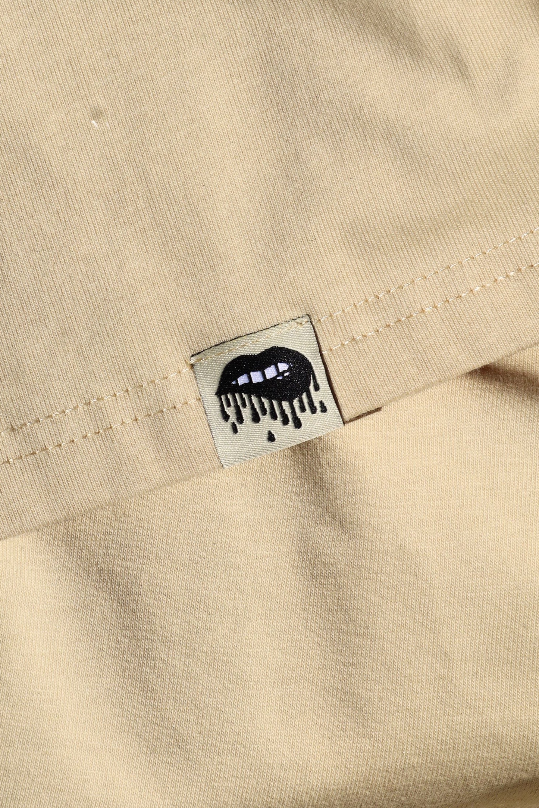 FLRT Original Oversize Box Tee - Cream/Cherry